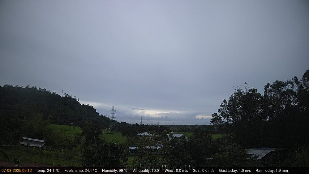 time-lapse frame, Bauang Weathercam webcam