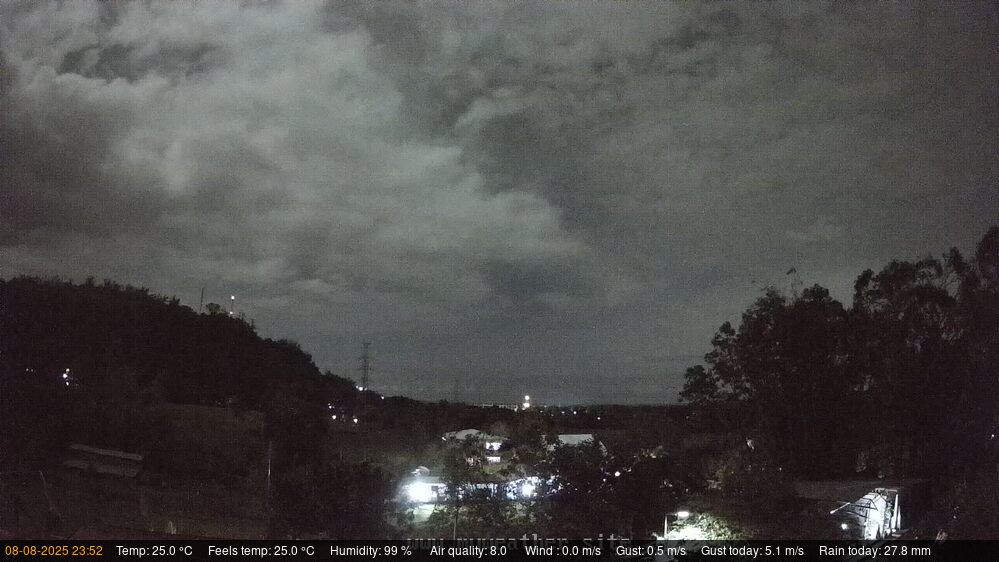 time-lapse frame, Bauang Weathercam webcam