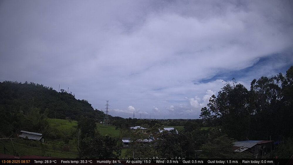time-lapse frame, Bauang Weathercam webcam