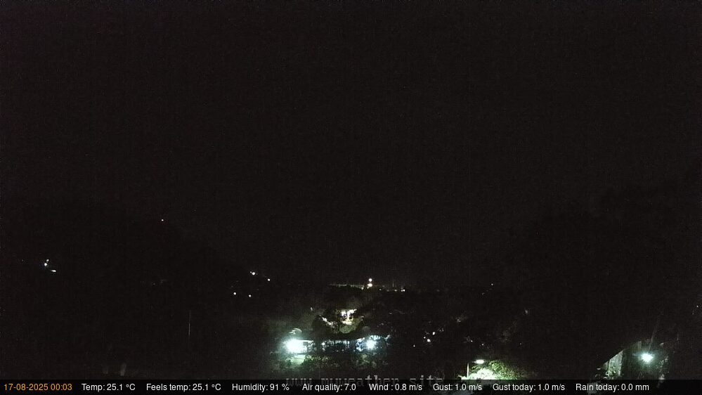 time-lapse frame, Bauang Weathercam webcam