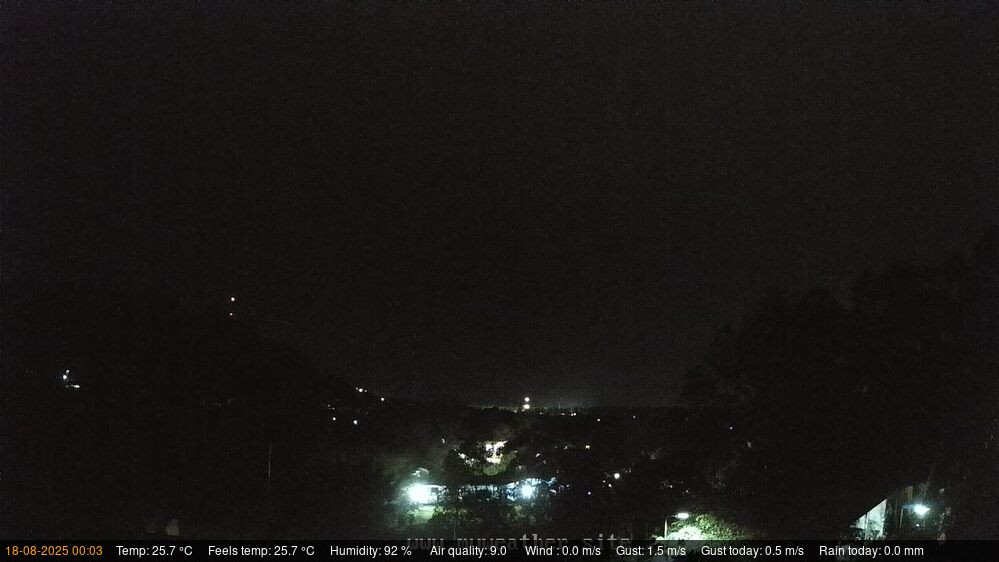 time-lapse frame, Bauang Weathercam webcam