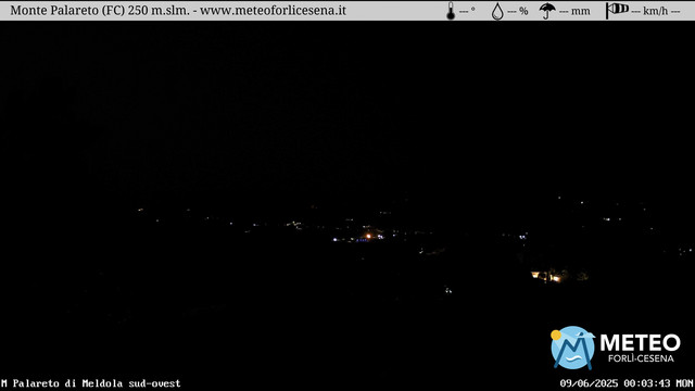 time-lapse frame, Monte Palareto webcam