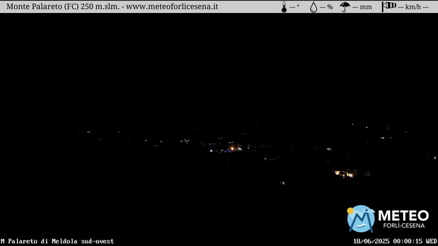 time-lapse frame, Monte Palareto webcam