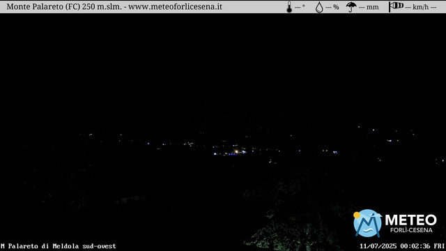 time-lapse frame, Monte Palareto webcam