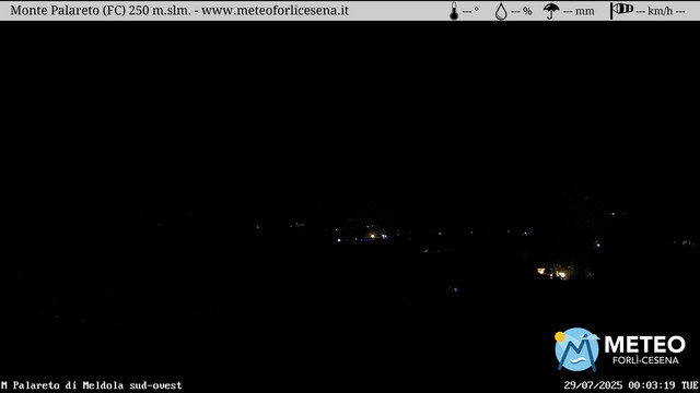 time-lapse frame, Monte Palareto webcam