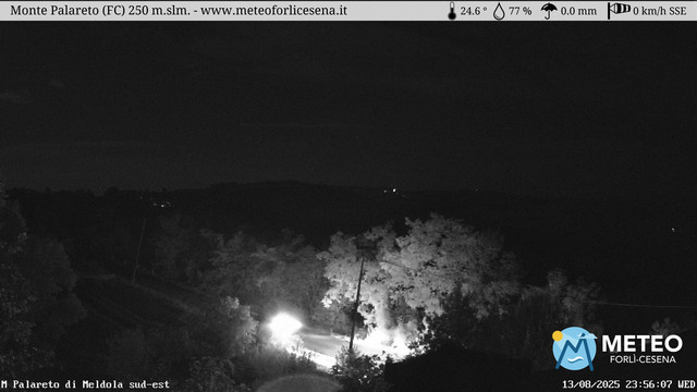 time-lapse frame, Monte Palareto SE webcam