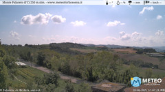 view from Monte Palareto SE on 2025-08-18