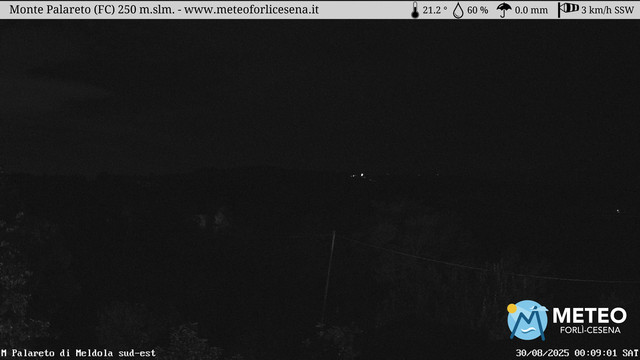 time-lapse frame, Monte Palareto SE webcam