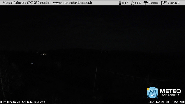 time-lapse frame, Monte Palareto SE webcam