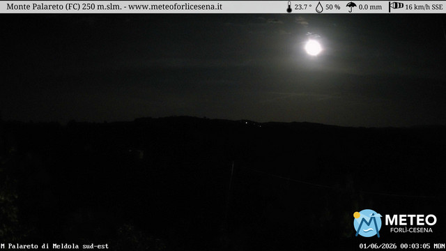 time-lapse frame, Monte Palareto SE webcam