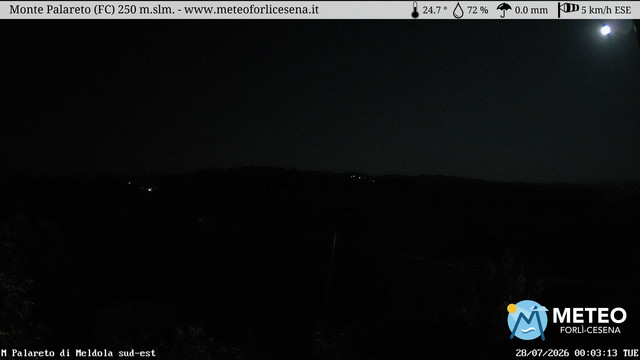 time-lapse frame, Monte Palareto SE webcam