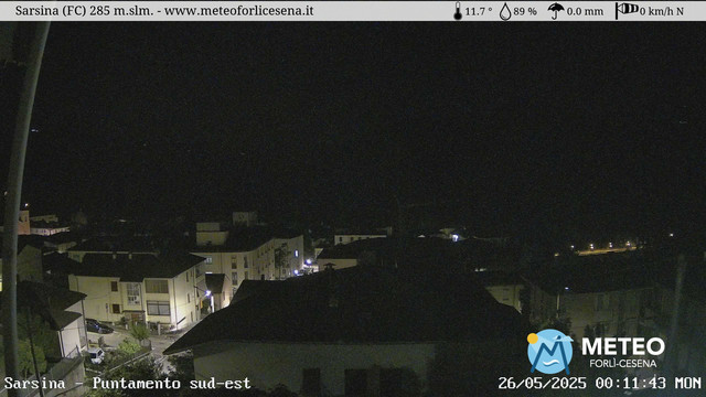 time-lapse frame, Sarsina webcam