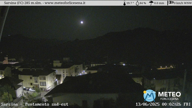 time-lapse frame, Sarsina webcam