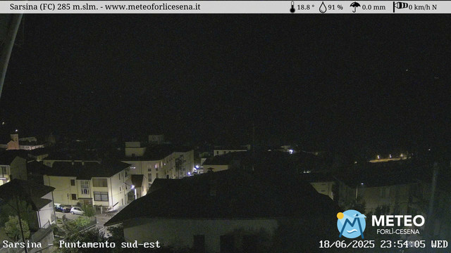 time-lapse frame, Sarsina webcam