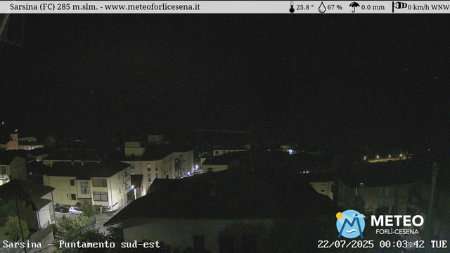 time-lapse frame, Sarsina webcam