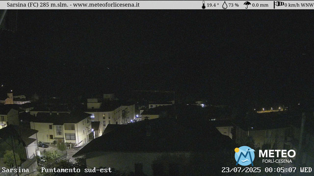 time-lapse frame, Sarsina webcam