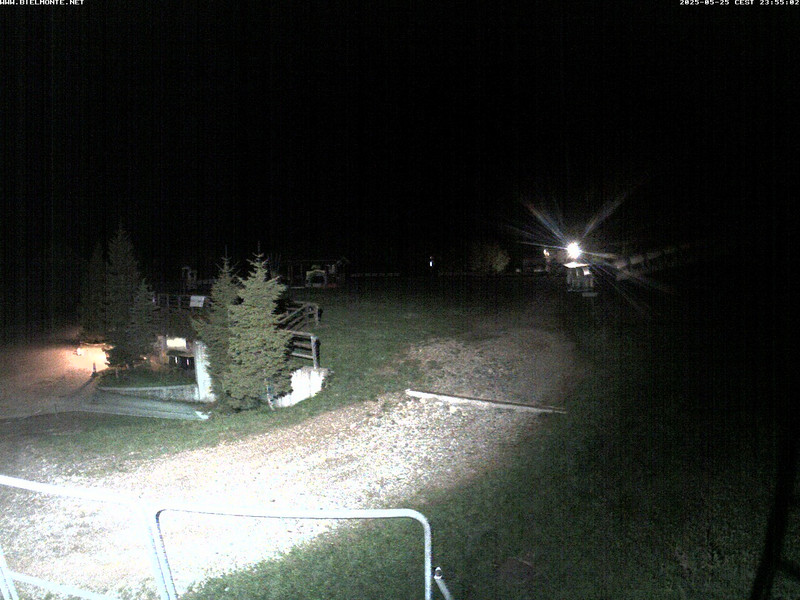 time-lapse frame, Bielmonte piste versante sud webcam