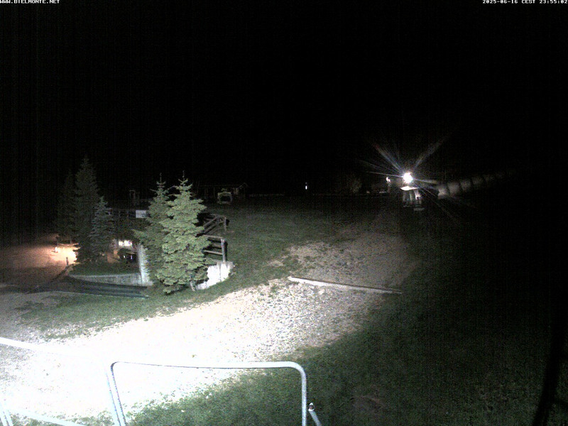 time-lapse frame, Bielmonte piste versante sud webcam