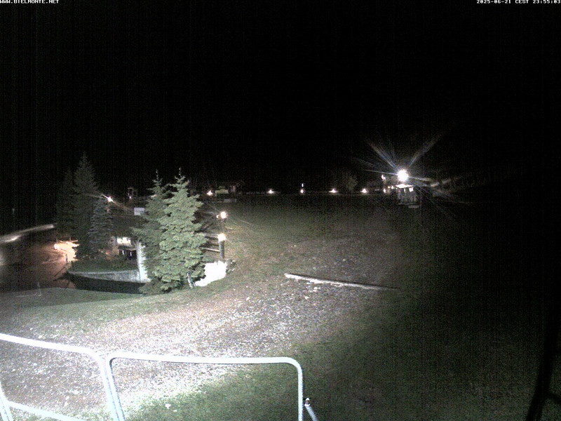 time-lapse frame, Bielmonte piste versante sud webcam