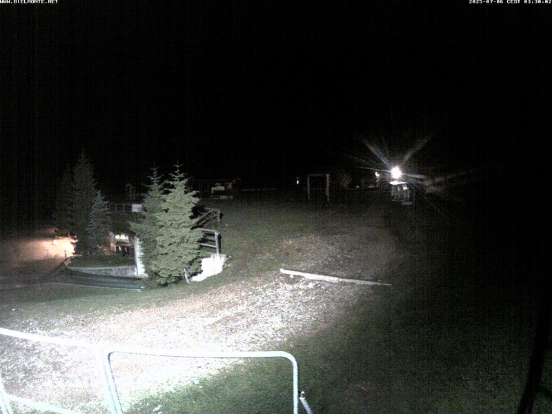 time-lapse frame, Bielmonte piste versante sud webcam