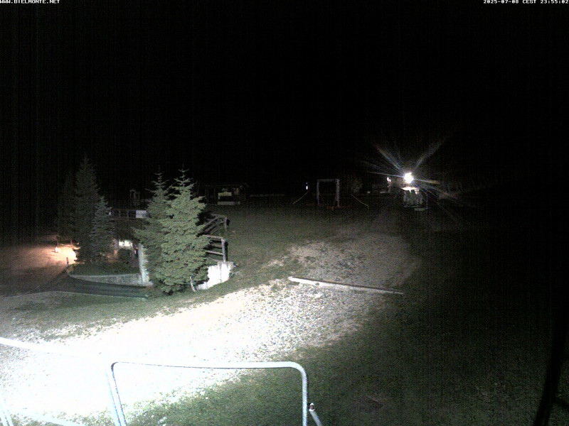 time-lapse frame, Bielmonte piste versante sud webcam