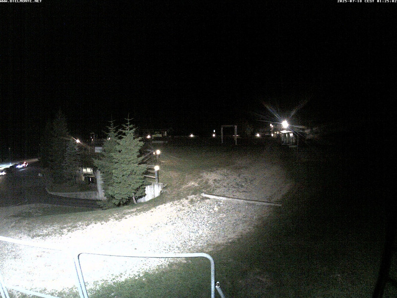 time-lapse frame, Bielmonte piste versante sud webcam