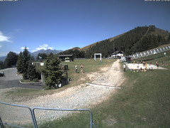 view from Bielmonte piste versante sud on 2025-07-18