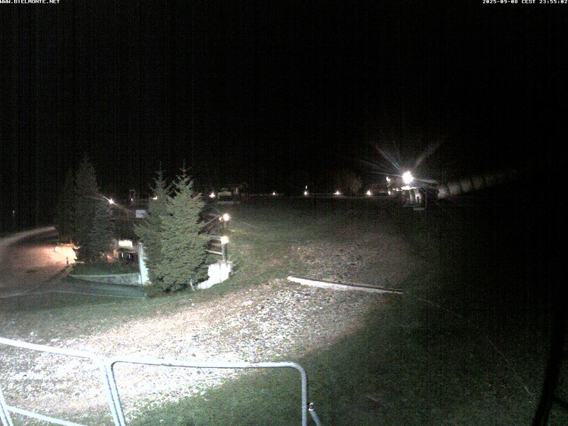 time-lapse frame, Bielmonte piste versante sud webcam