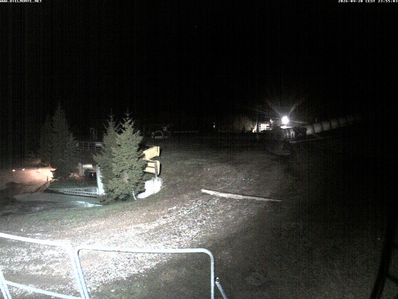 time-lapse frame, Bielmonte piste versante sud webcam