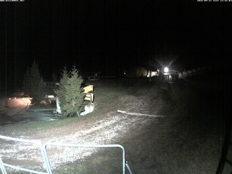 time-lapse frame, Bielmonte piste versante sud webcam
