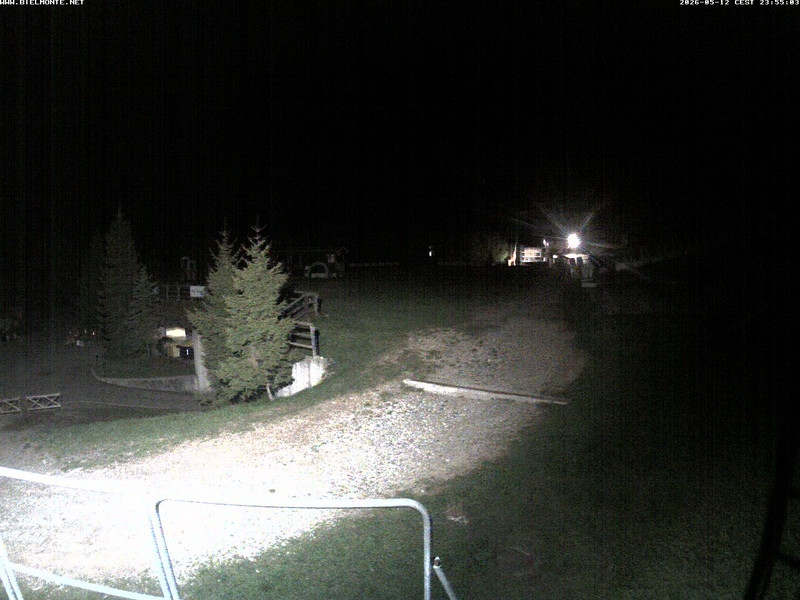 time-lapse frame, Bielmonte piste versante sud webcam