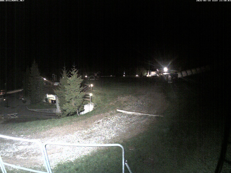 time-lapse frame, Bielmonte piste versante sud webcam