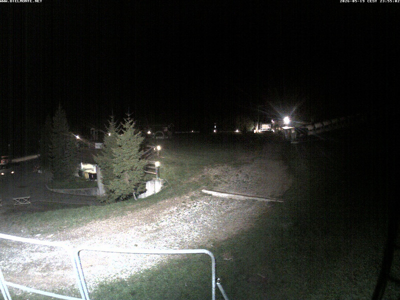 time-lapse frame, Bielmonte piste versante sud webcam