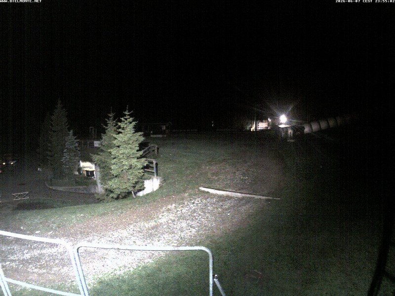time-lapse frame, Bielmonte piste versante sud webcam