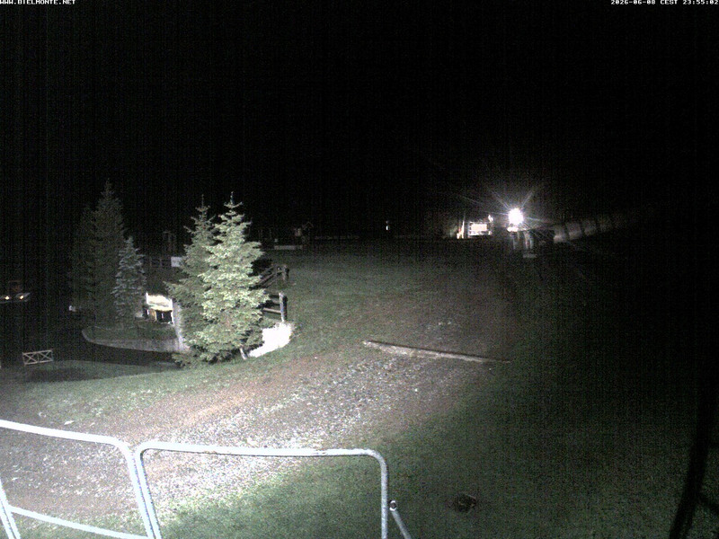 time-lapse frame, Bielmonte piste versante sud webcam