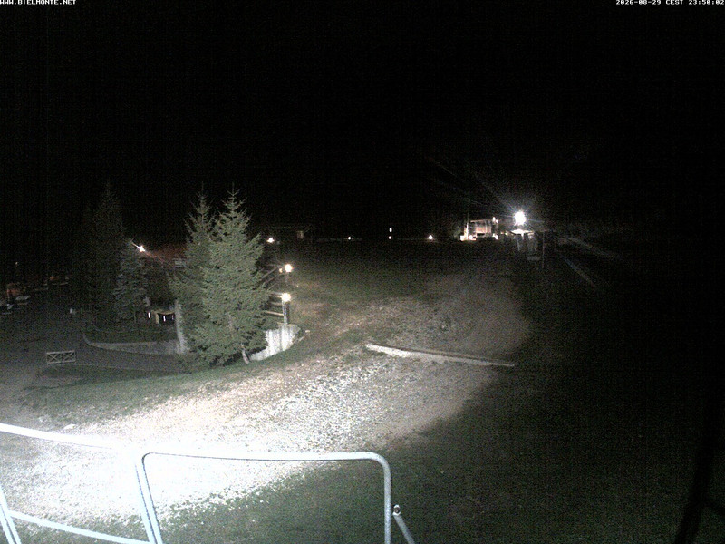 time-lapse frame, Bielmonte piste versante sud webcam