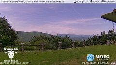 view from Passo del Muraglione on 2025-06-04