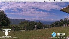 view from Passo del Muraglione on 2025-08-23
