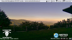 view from Passo del Muraglione on 2025-09-04