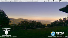 view from Passo del Muraglione on 2025-09-04