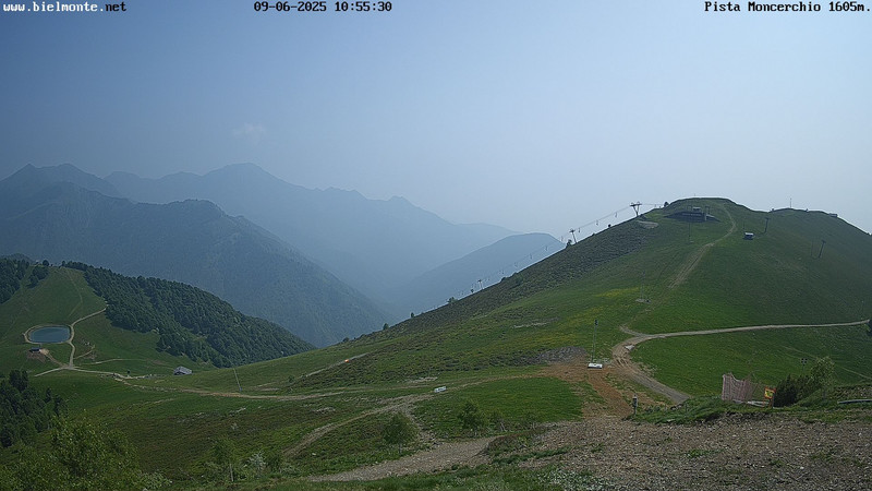 time-lapse frame, Bielmonte Monte Marca est webcam