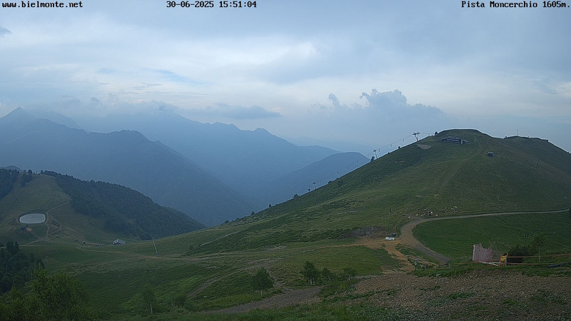 time-lapse frame, Bielmonte Monte Marca est webcam