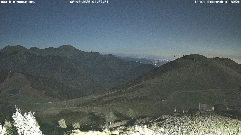 time-lapse frame, Bielmonte Monte Marca est webcam