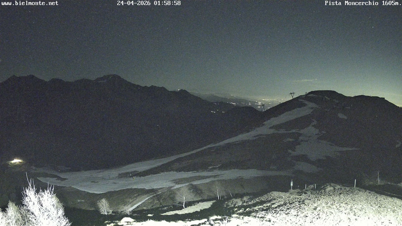 time-lapse frame, Bielmonte Monte Marca est webcam