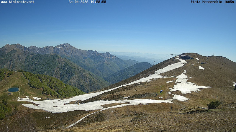 time-lapse frame, Bielmonte Monte Marca est webcam