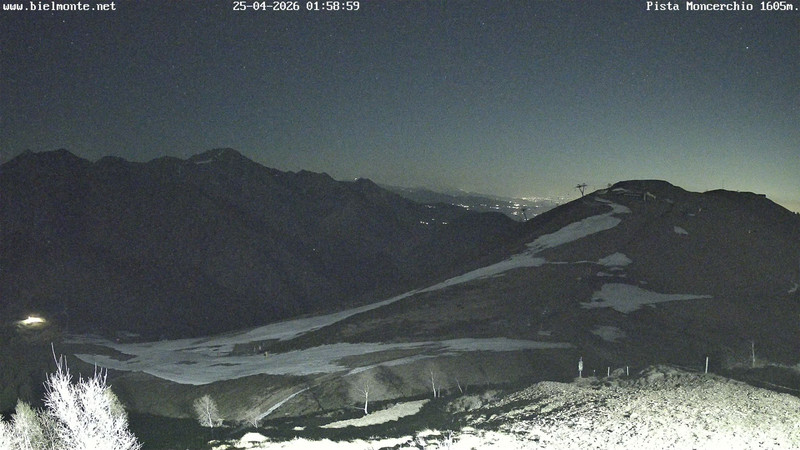 time-lapse frame, Bielmonte Monte Marca est webcam