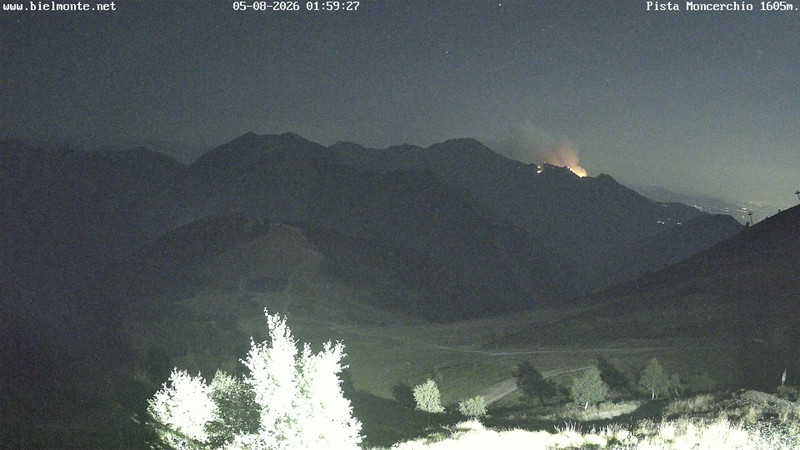 time-lapse frame, Bielmonte Monte Marca est webcam