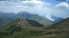 view from Bielmonte Monte Marca est on 2026-08-09