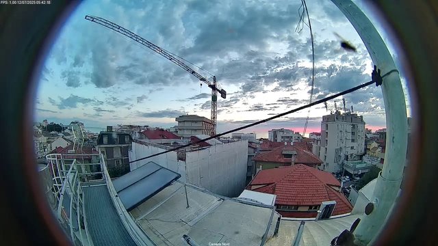 time-lapse frame, Oss. Met. di Gabicce Mare Puntamento Nord webcam