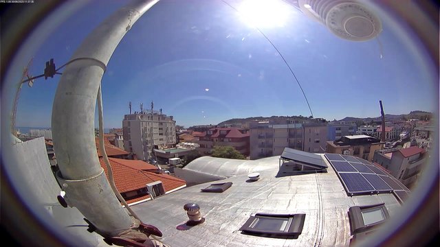 time-lapse frame, Oss. Met. di Gabicce Mare Puntamento Est webcam